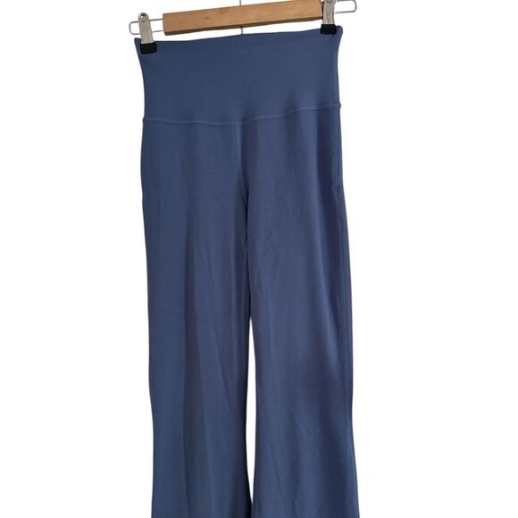 Lululemon Athletica Slate Blue Wide Leg Pants - Picture 1 of 5